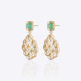 Netted Drop Earrings