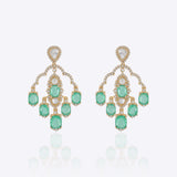 Aqua Arch Earrings