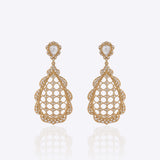 Lace Teardrop Earrings