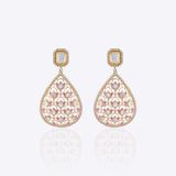 Lotus Lattice Earrings