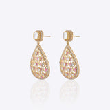 Lotus Lattice Earrings