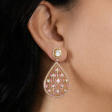 Lotus Lattice Earrings
