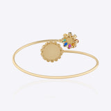 Floret Navratna Bangle