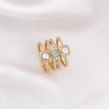 Trinity Polki Ring