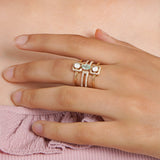 Trinity Polki Ring