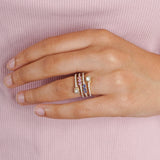 Pastel Stack Ring