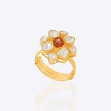 Crowned Petal Ring