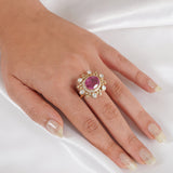 Blush Halo Ring