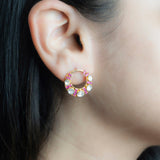 The Ruby Radiance Hoops