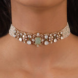 Fleur Polki Diamond Choker