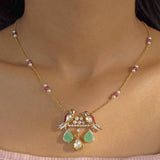 Emerald Songbird Pendant