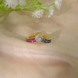 Polki Halo Ring