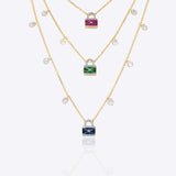 Lock & Luster Polki Diamond Necklace