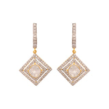 Regal Glow Polki Diamond Earrings