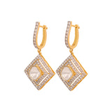 Regal Glow Polki Diamond Earrings