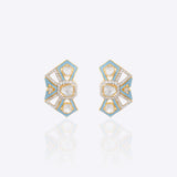 Elena Polki Diamond Earrings
