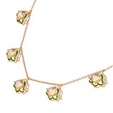 Lotus Polki Diamond Necklace