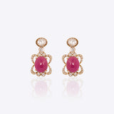 Ruby Fluttering Earrings