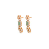 Emerald Dazzel Drop Polki Earrings