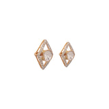 Elementry Star Stud Diamond Earrings