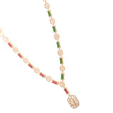 Blooming Floral Polki Diamond Necklace