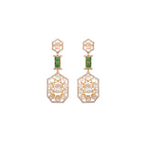 Blooming Floral Polki Diamond Earrings