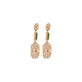 Blooming Floral Polki Diamond Earrings