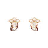 Dainty Buds Polki Diamond Earrings