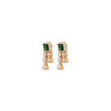 Stella Colour Stone Polki Diamond Earrings