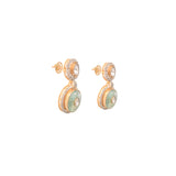 Mint Gloss Polki Diamond Earrings