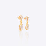 Jazzy Gardenia Diamond Polki Earrings