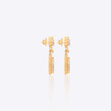 Jazzy Gardenia Diamond Polki Earrings
