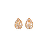 Leaf of Light Polki Earrings