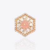 Amour-ganite Polki Ring