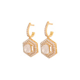 Geometric Beat Hoop Earrings