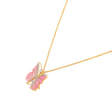 Initial ‘A’ Butterfly Necklace