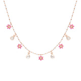 The Floral Symmetry Polki Diamond Necklace