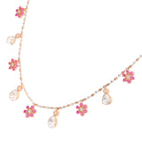 The Floral Symmetry Polki Diamond Necklace