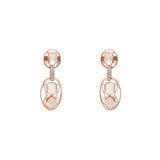 Glimmer Drops Polki Diamond Earrings