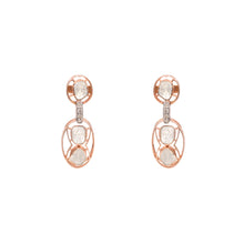 Load image into Gallery viewer, Glimmer Drops Polki Diamond Earrings
