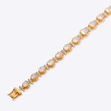 Bare Linear Polki Diamond Bracelet
