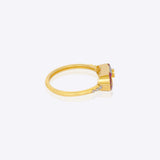 Crimson Polki Ring