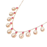 Retro Princess Diamond Polki Necklace