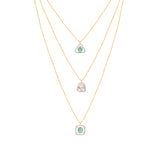 Celestia Polki Diamond Stackable Necklace