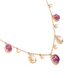 Rosa Blanco Polki Diamond Necklace