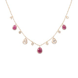 Rosa Blanco Polki Diamond Necklace