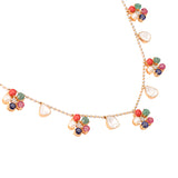 Color Bouquet Polki Diamond Necklace