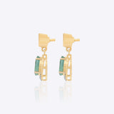 Emerald Poise Polki Earrings