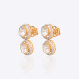 Doppelganger Polki Diamond Earrings