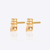 18k gold Polki diamond earrings with a radiant, timeless design.